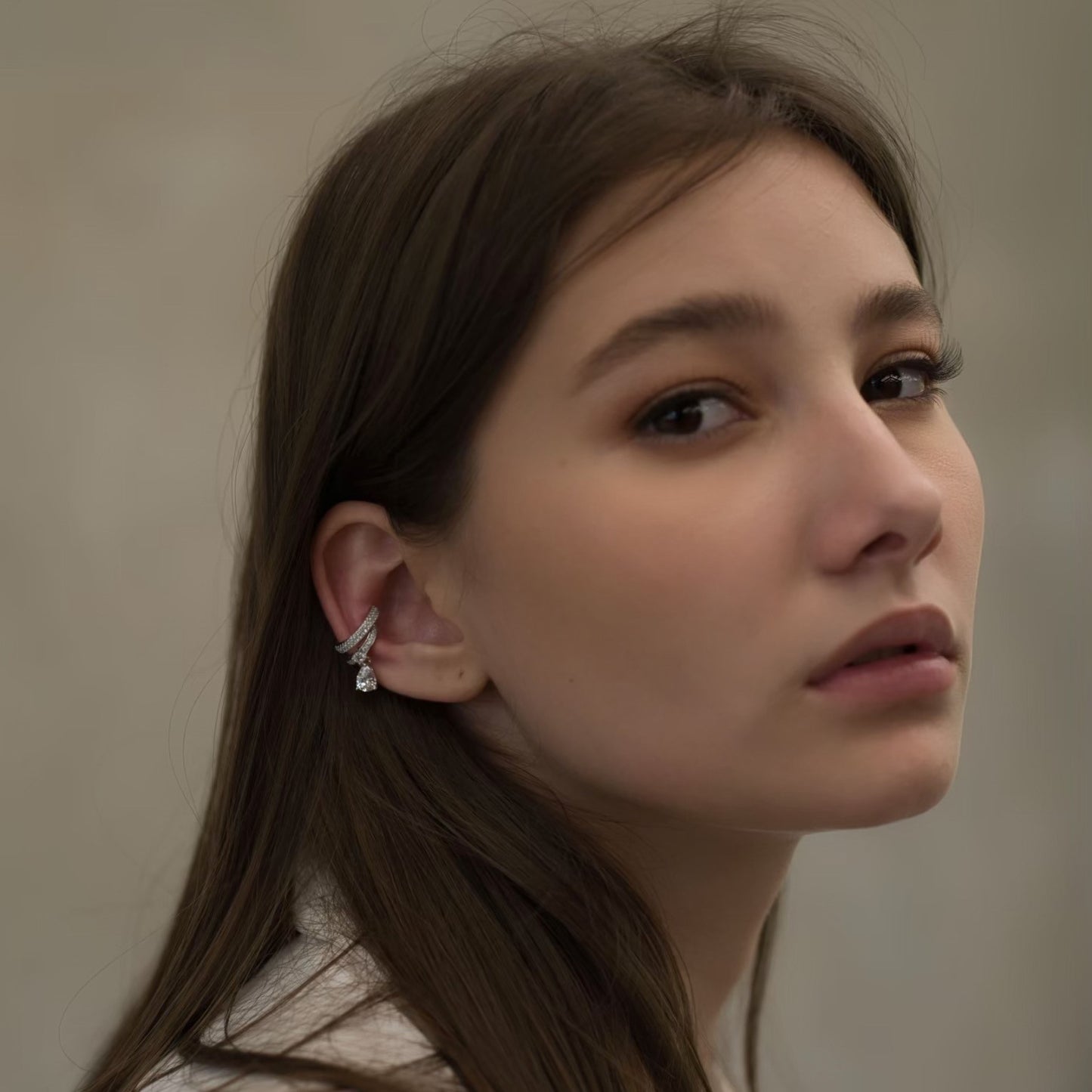 Pear Drop Ear Cuffs