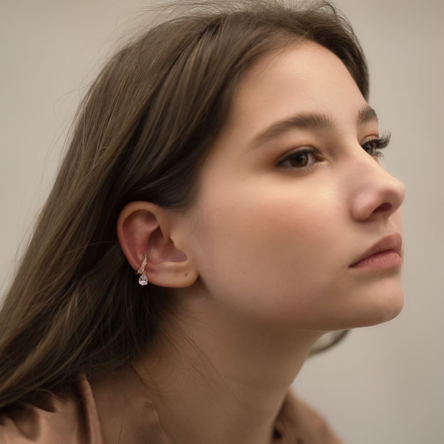Pear Drop Ear Cuffs