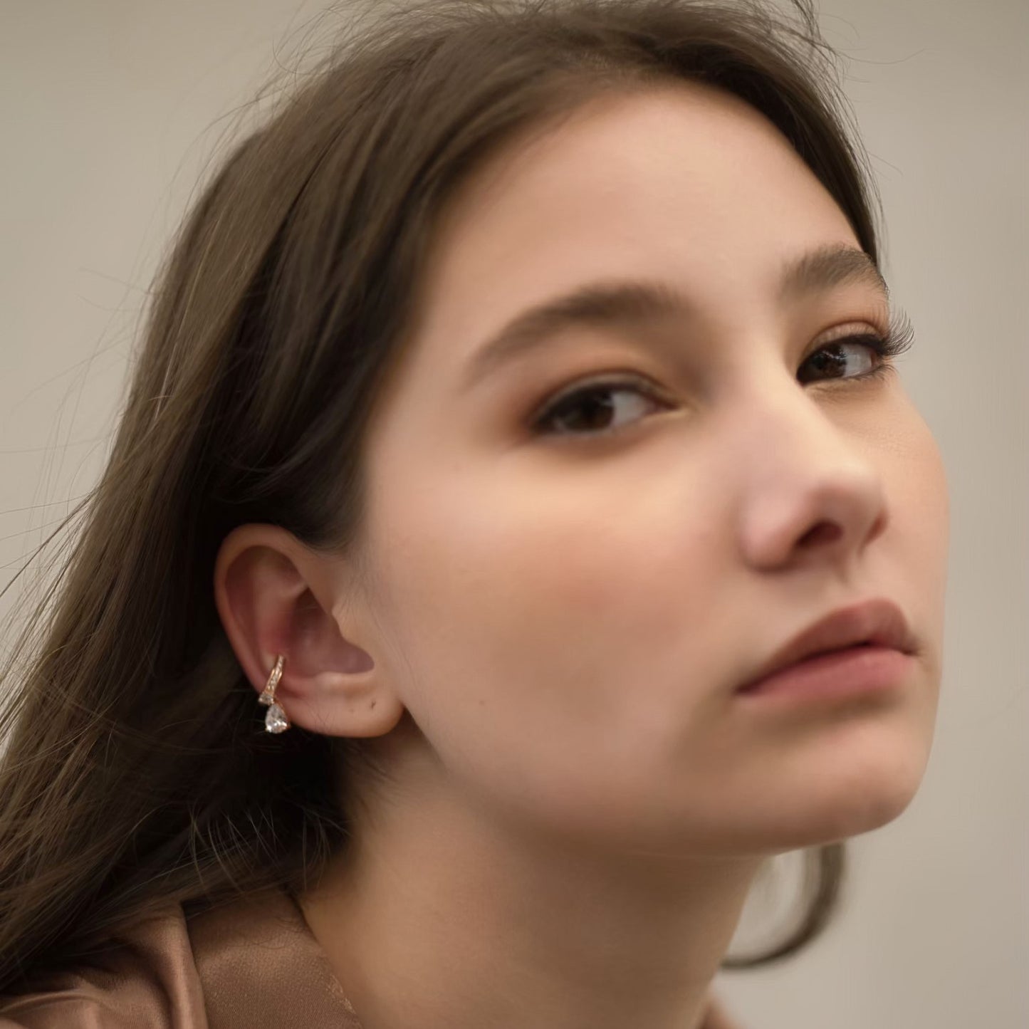 Pear Drop Ear Cuffs