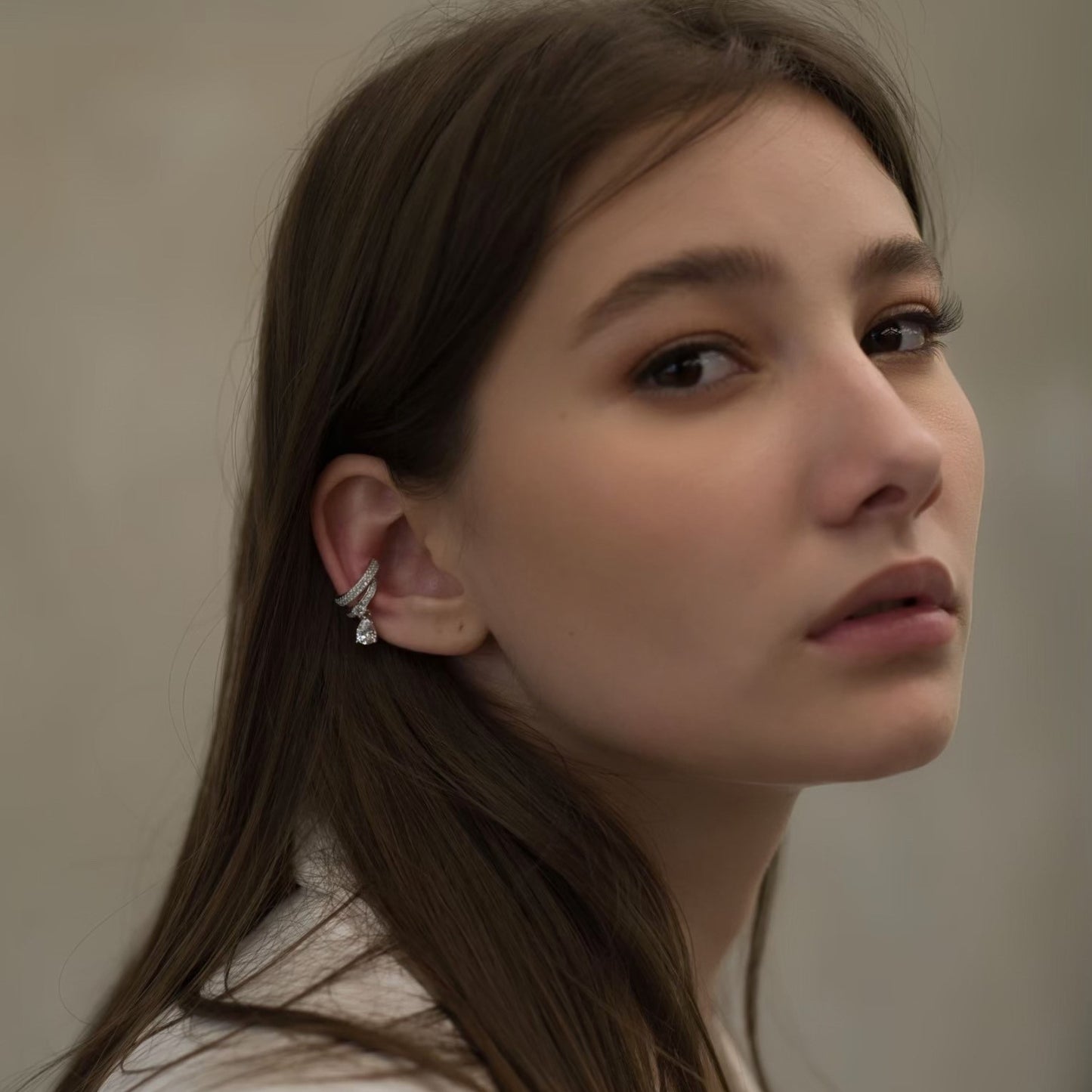 Pear Drop Ear Cuffs