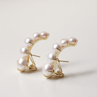 Pearl Clip Earrings