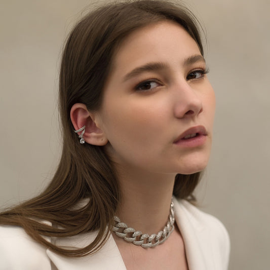 Pear Drop Ear Cuffs