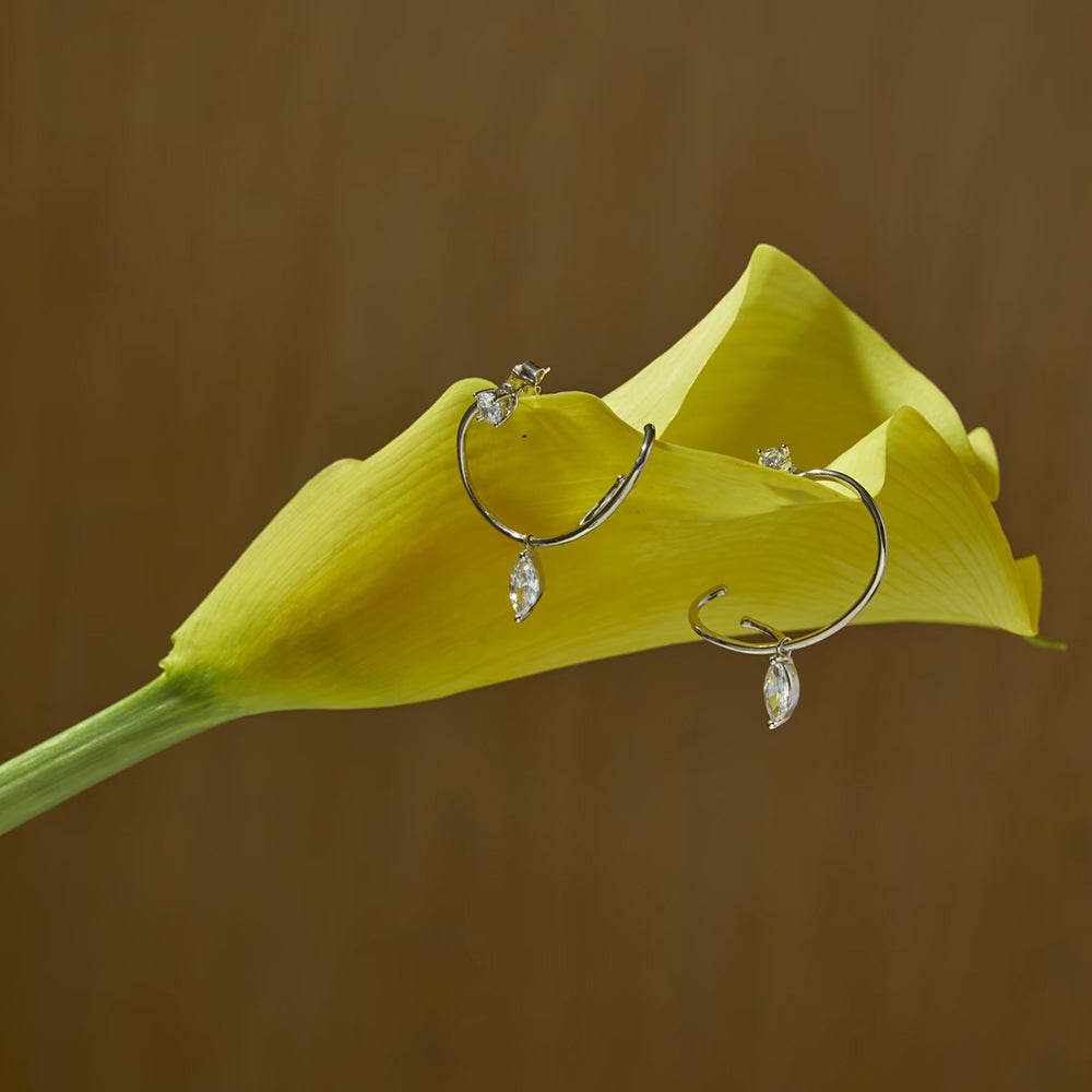 Marquise Climb Earrings