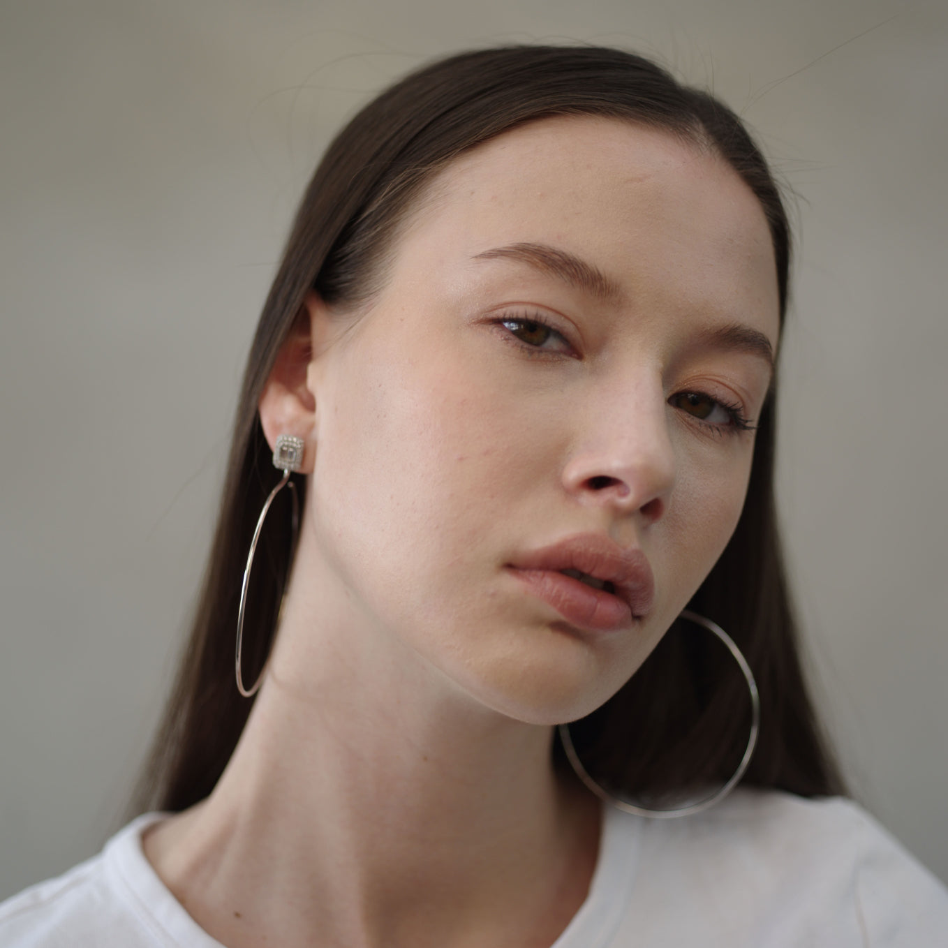 Baguette Oversized Hoops