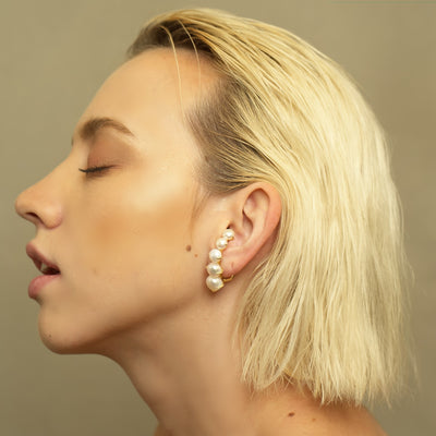Pearl Clip Earrings