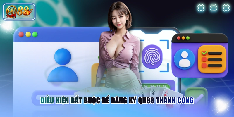Hướng Dẫn Đăng Ký QH88 Nhanh Chóng Chỉ Trong 1 Phút 2 Điều kiện bắt buộc để đăng ký QH88 thành công